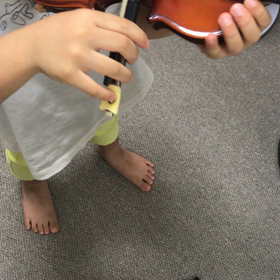 ４歳から始めた男の子の生徒さん♪の画像