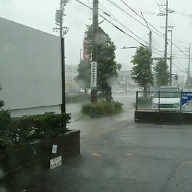 先日の台風5号の画像