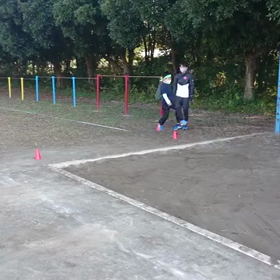 走り幅跳び①の画像