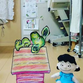 半立体 屋根の上のスヌーピー動画の画像