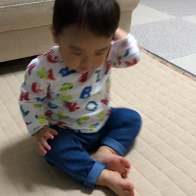 お母さんのマネ♪の画像