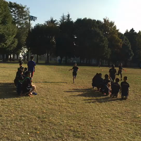 10色リレー チーム側から①の画像