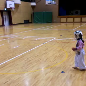 初めての組手の画像