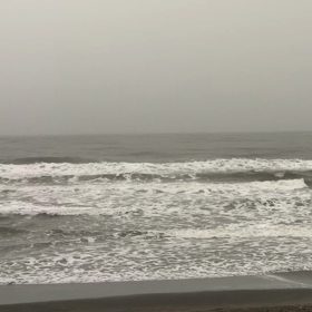 11月22日千葉北、東浪見の朝の波の画像