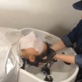 ヘッドスパ( ¨̮ )の画像