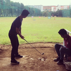 手動ティーアップの画像