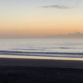 8月27日千葉北、東浪見の朝の波の画像