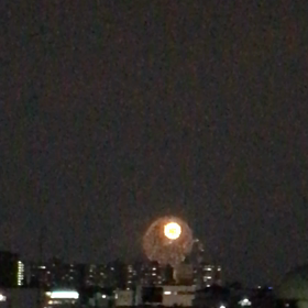 家から見えた花火の画像
