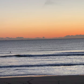 12月19日千葉北  、東浪見の朝の波の画像