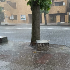 ひどい雷雨の画像