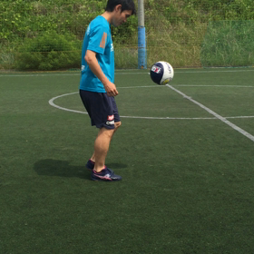 リフティングのやり方の画像