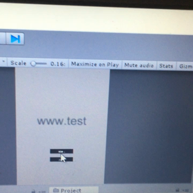UIボタンでシーン遷移の画像