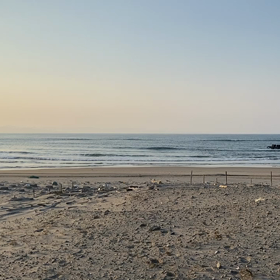 夕方の海の画像