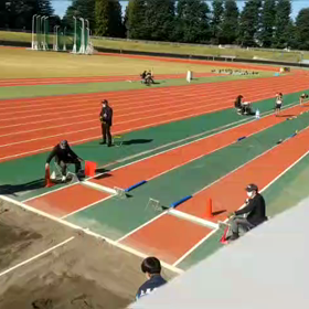 男子走り幅跳び予選③の画像