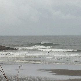 11月14日千葉北、東浪見の朝の波の画像