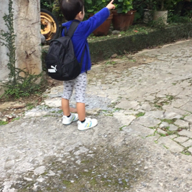 犬好き長男の画像