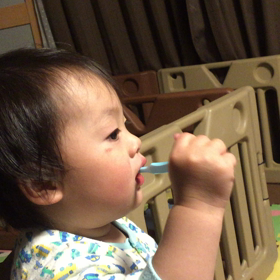 歯磨き練習の画像