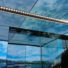 エレベーターで上空の世界へ@ソウルスカイ♪の画像