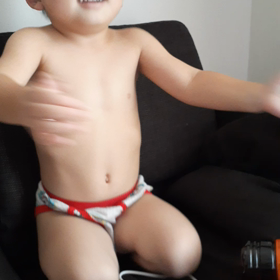 朝から、、、(息子)の画像