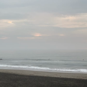 8月24日千葉北、東浪見の朝の波の画像