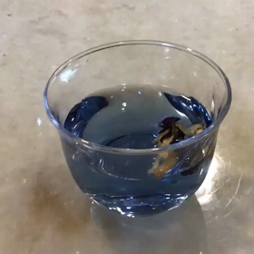 青から紫へ。バタフライピー！の画像