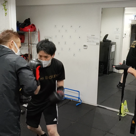 ミット打ちのお手本♪の画像