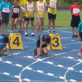 女子100ｍビデオ動画④の画像