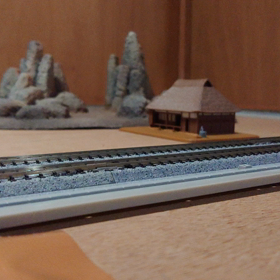 家で鉄道模型を走らせようかなの画像