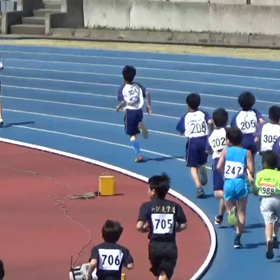 越谷男子1000m５組目②の画像