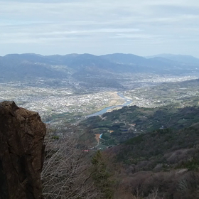 龍門山の登山中の画像