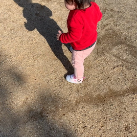 1歳次女、ヨチヨチ歩きの画像