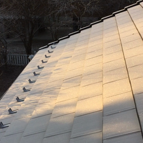 今朝の軽井沢、ダイヤモンドダストと虹のダイヤモンドリングの画像