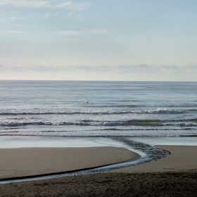 6月1日千葉北、東浪見の朝の波の画像