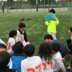 バルセロナ短期留学帰りの少年の指導の画像