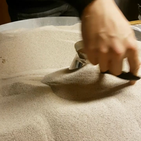 思わず見てしまう！砂で沸かす不思議なコーヒー！　の画像