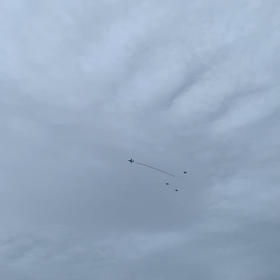 四年ぶりのブルーインパルスでした！の画像