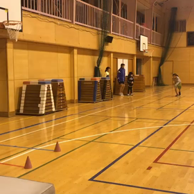 川越小 女子走り幅跳び練習②の画像