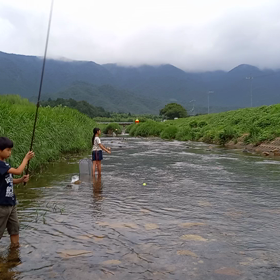 子鮎釣教室の画像