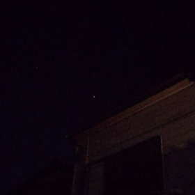 京都自宅前の上空にの画像