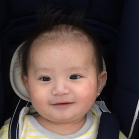 ご機嫌な笑顔の画像