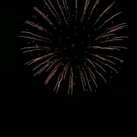 今年初めての花火の音を聞きました。の画像