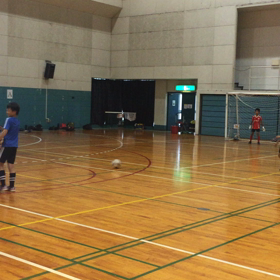 昨日のフットボールアカデミーの画像