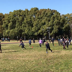 大股歩行⑤の画像