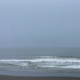 5月29日千葉北、東浪見の朝の波の画像