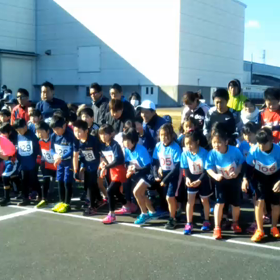 中山マラソン １キロ 親子の部スタートの画像