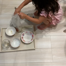 真似して成長の画像