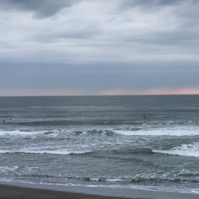 6月5日千葉北、東浪見の朝の波の画像