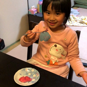 華、食レポの画像