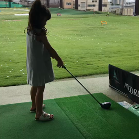 ゴルフデビューの画像