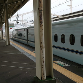 姫路駅での新幹線・2020年 1月 5日の画像